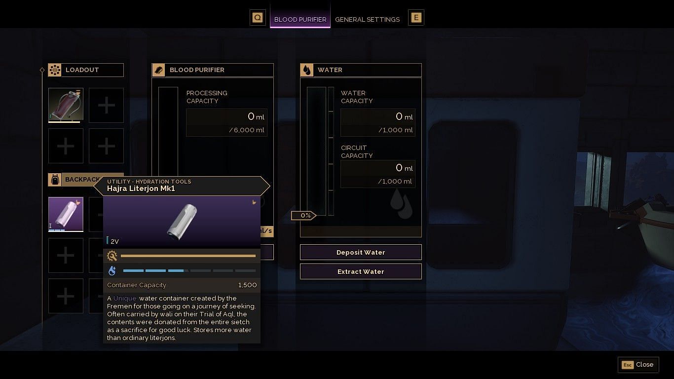 You can collect water with your recepticles directly (Image via Funcom)